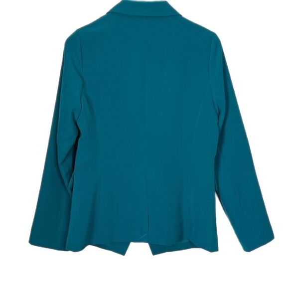 Sincerely Jules Double Breasted Turquoise Blazer - Picture 2 of 5